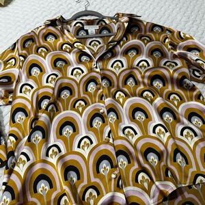 Silk. Size XL beautiful retro look